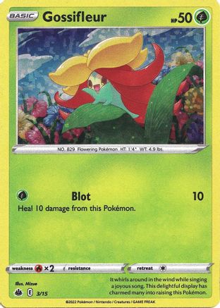 [PKM] Gossifleur (3/15) [McDonald's Promos: Match Battle]