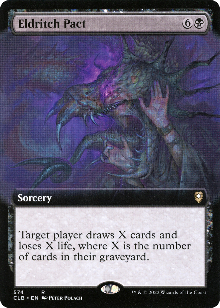 {R} Eldritch Pact (Extended Art) [Commander Legends: Battle for Baldur's Gate][CLB 574]