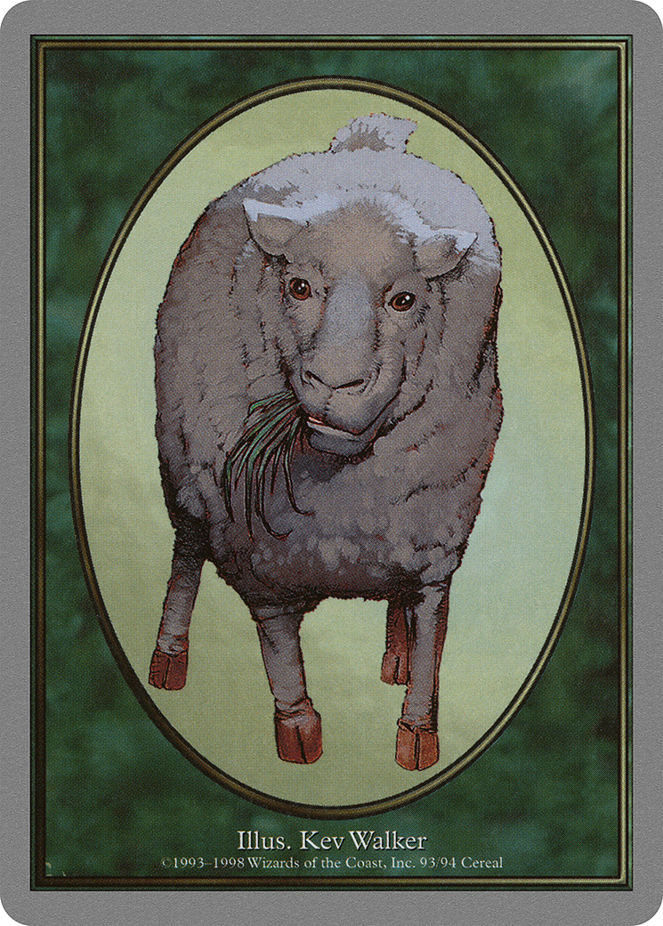 {T} Sheep Token [Unglued Tokens][TUGL 005] - Misty Mountain Games