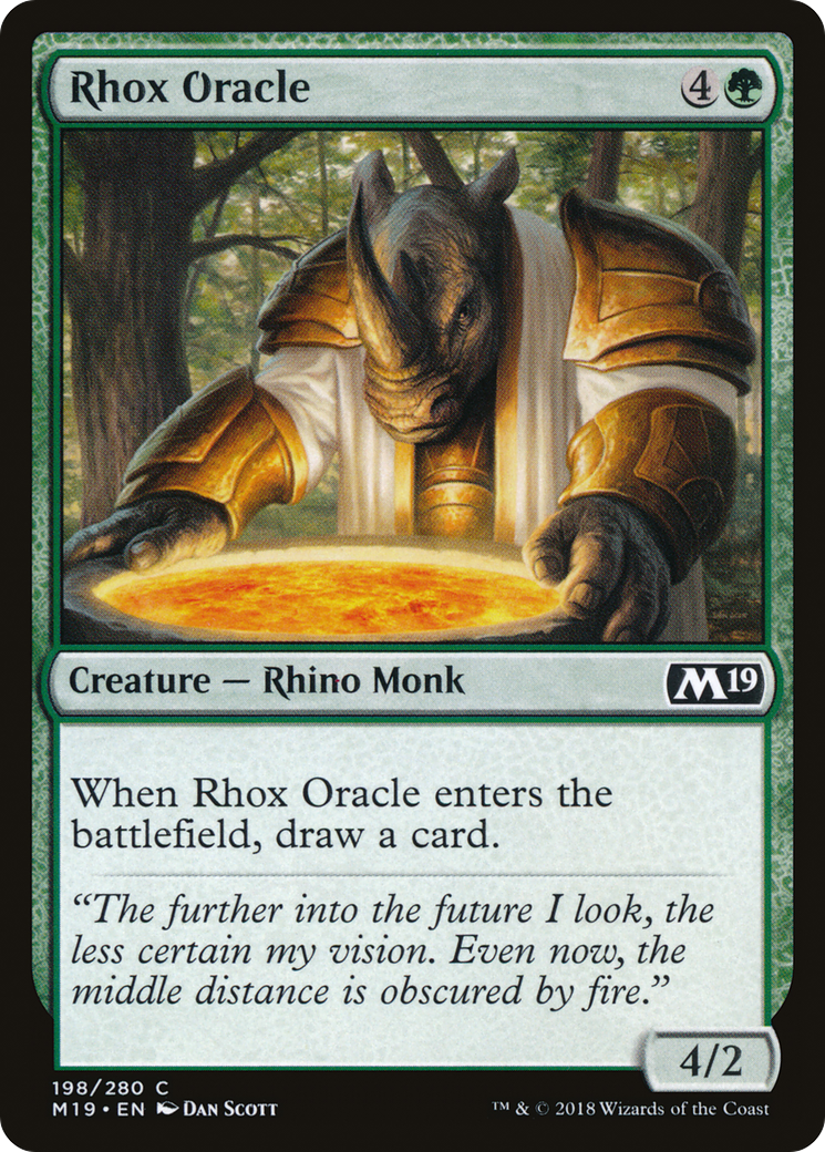 {C} Rhox Oracle [Core Set 2019][M19 198]