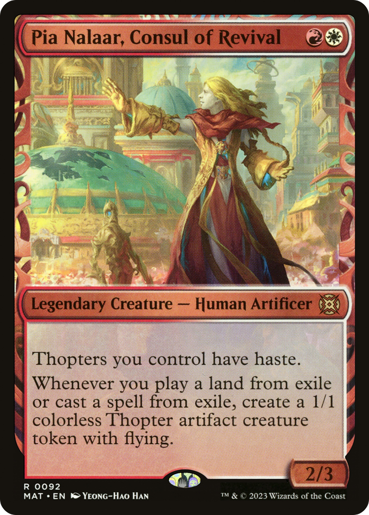 {R} Pia Nalaar, Consul of Revival (Showcase) [March of the Machine: The Aftermath][MAT 092]
