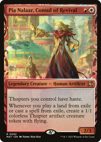 {R} Pia Nalaar, Consul of Revival (Showcase) [March of the Machine: The Aftermath][MAT 092]