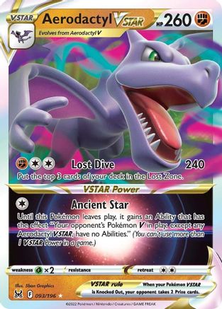 [PKM] Aerodactyl VSTAR (093/196) [Sword & Shield: Lost Origin]
