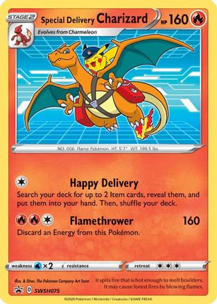 [PKM-R] Special Delivery Charizard (SWSH075) [Sword & Shield: Black Star Promos]