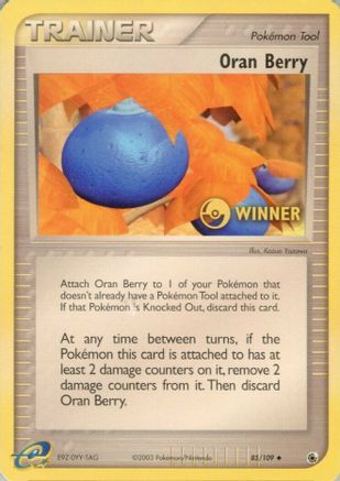 [TR] Oran Berry (85/109) (Winner) [EX: Ruby & Sapphire]