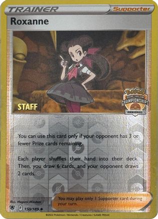 [PKM] Roxanne (150/189) (Regional Championships) (Staff) [Sword & Shield: Astral Radiance]