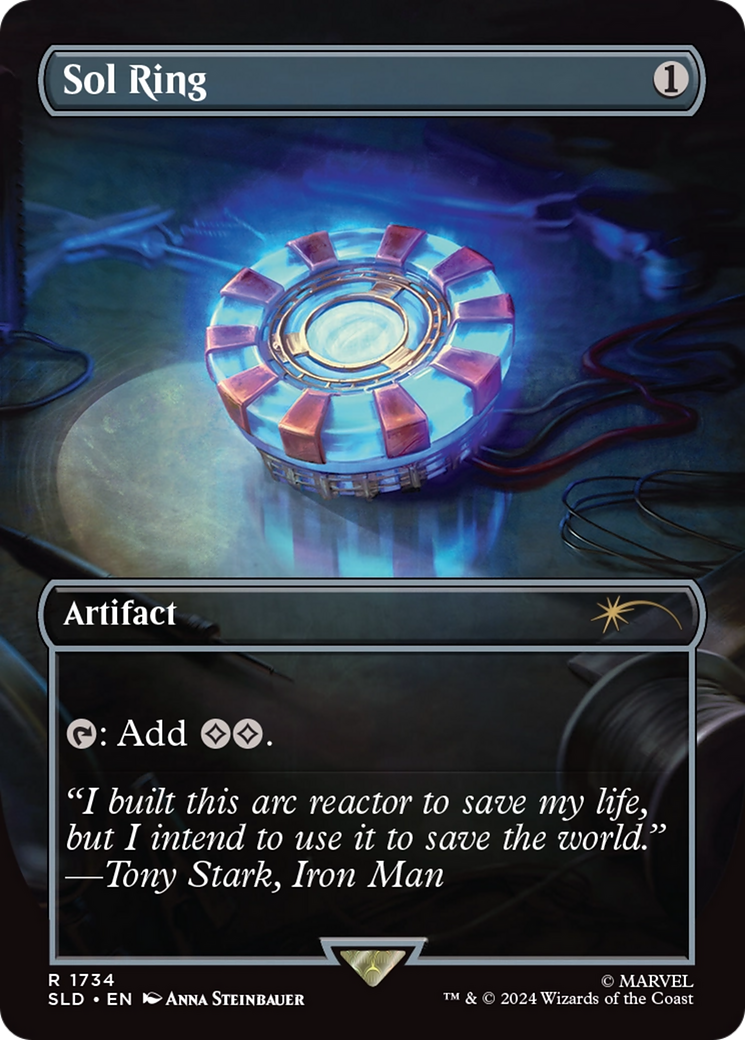 Sol Ring [SLD-1734]  (Borderless) Foil
