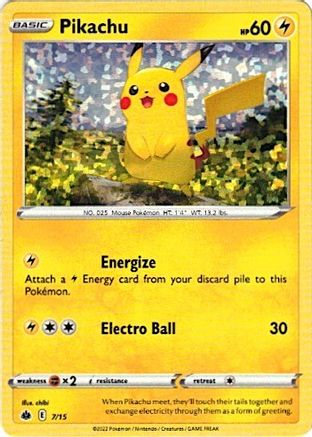 [PKM] Pikachu (7/15) [McDonald's Promos: Match Battle]