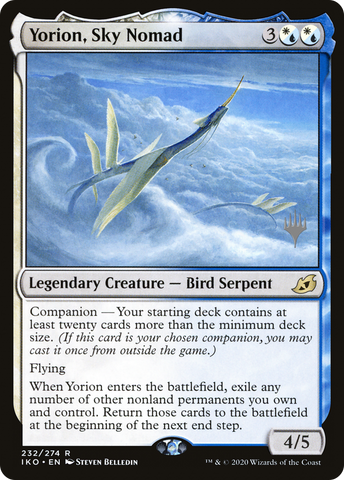 {R} Yorion, Sky Nomad (Promo Pack) [Ikoria: Lair of Behemoths Promos][PP IKO 232]