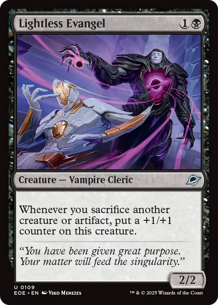 {@@ EOE C} Lightless Evangel [Edge of Eternities][EOE 109]