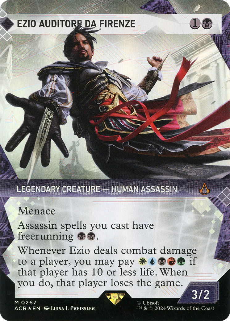 {R} Ezio Auditore da Firenze (Showcase) (Textured Foil) [Assassin's Creed][ACR 267]