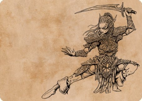 {A} Lae'zel, Vlaakith's Champion Art Card [Commander Legends: Battle for Baldur's Gate Art Series][ACLB 045]