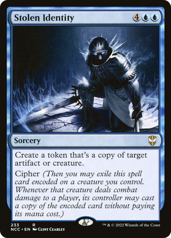 {R} Stolen Identity [Streets of New Capenna Commander][NCC 233]