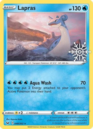[PKM] Lapras (048/202) (Holiday Calendar) [Sword & Shield: Base Set]