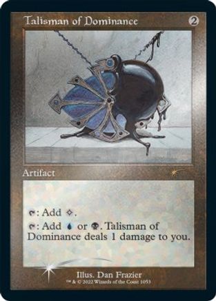 Talisman of Dominance (Retro Frame) (Foil Etched) [SLD 1053]  Foil