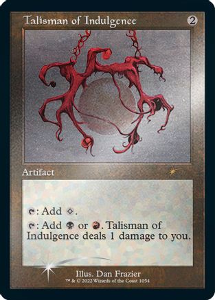 Talisman of Indulgence (Retro Frame) (Foil Etched) [SLD 1054]  Foil