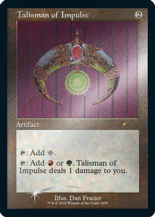 Talisman of Impulse (Retro Frame) (Foil Etched) [SLD 1055]  Foil