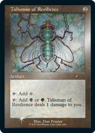 Talisman of Resilience (Retro Frame) (Foil Etched) [SLD 1059]  Foil