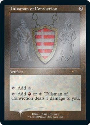 Talisman of Conviction (Retro Frame) (Foil Etched) [SLD 1060]  Foil