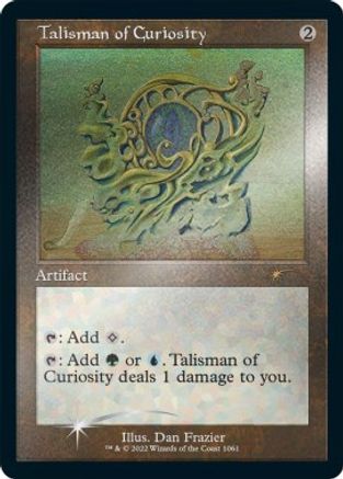 Talisman of Curiosity (Retro Frame) (Foil Etched) [SLD 1061]  Foil