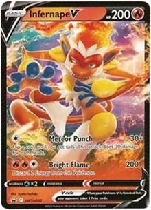 [PKM] Infernape V (SWSH252) [Sword & Shield: Black Star Promos]