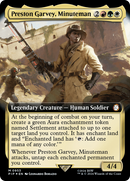 {R} Preston Garvey, Minuteman (Extended Art) (Surge Foil) [Fallout][PIP 953]