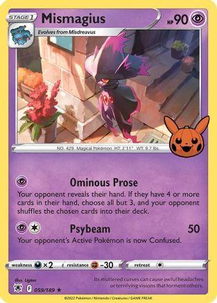 [PKM-R] Mismagius (059/189) [Trick or Trade]
