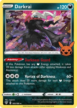 [PKM-R] Darkrai (105/189) [Trick or Trade]