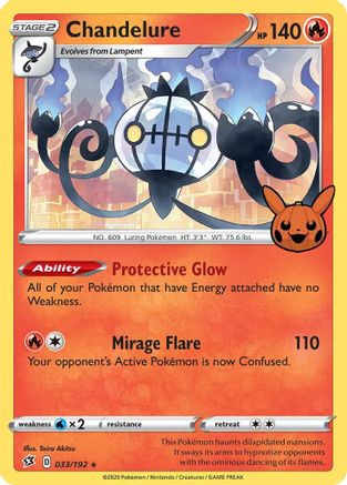 [PKM] Chandelure (033/192) [Trick or Trade]