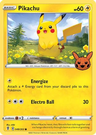 [PKM] Pikachu (049/203) [Trick or Trade]