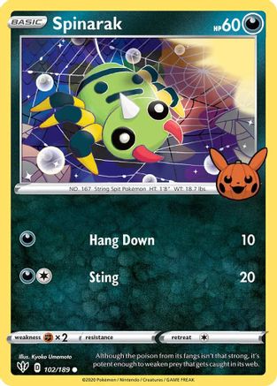 [PKM] Spinarak (102/189) [Trick or Trade]