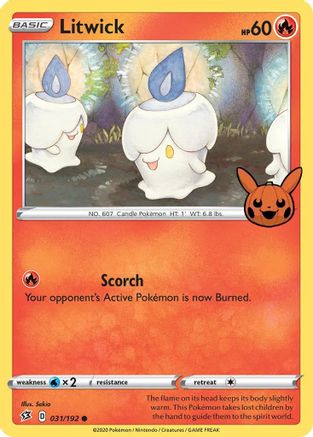 [PKM-R] Litwick (031/192) [Trick or Trade]