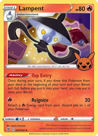 [PKM] Lampent (032/192) [Trick or Trade]
