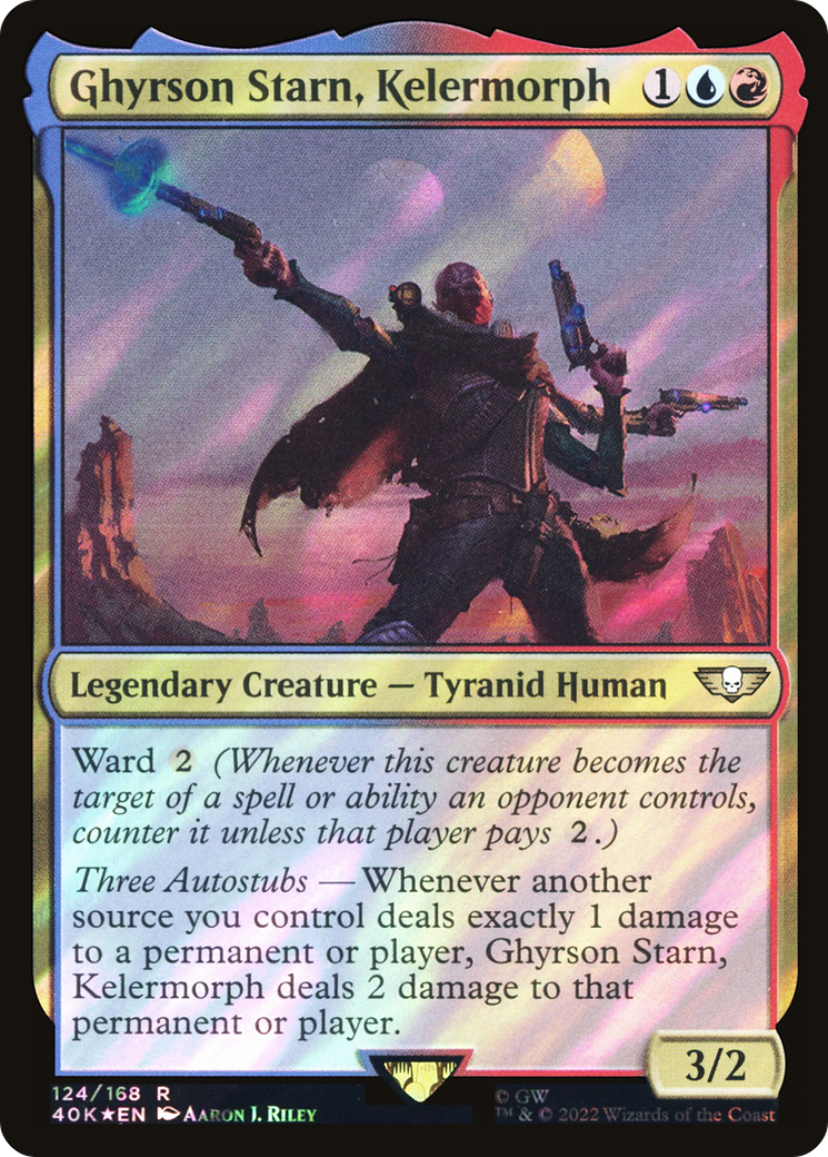 {R} Ghyrson Starn, Kelermorph (Surge Foil) [Universes Beyond: Warhammer 40,000][SF 40K 124]