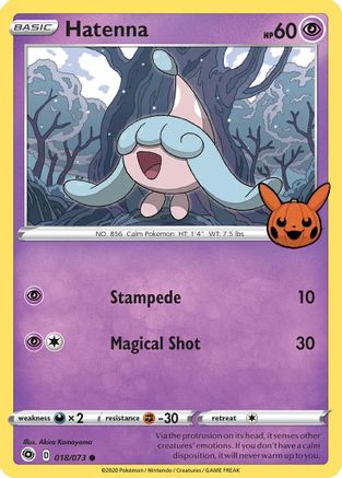 [PKM] Hatenna (018/073) [Trick or Trade]