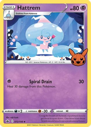 [PKM] Hattrem (072/198) [Trick or Trade]