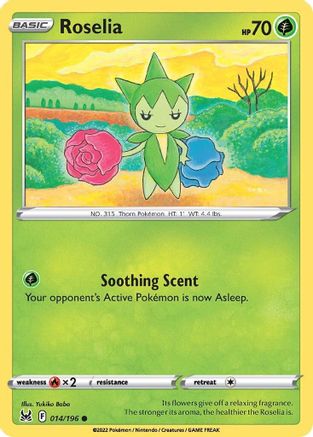 [PKM-C] Roselia (014/196) [Sword & Shield: Lost Origin]