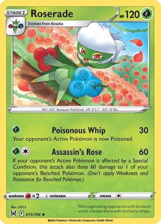 [PKM] Roserade (015/196) [Sword & Shield: Lost Origin]