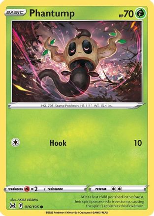 [PKM] Phantump (016/196) [Sword & Shield: Lost Origin]