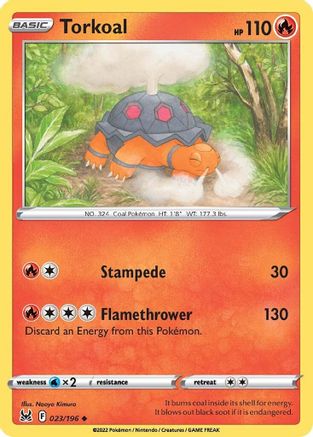 [PKM] Torkoal (023/196) [Sword & Shield: Lost Origin]
