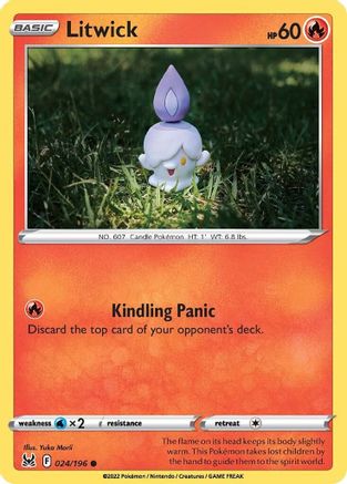 [PKM-C] Litwick (024/196) [Sword & Shield: Lost Origin]
