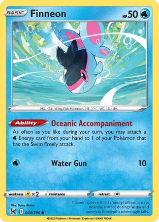 [PKM] Finneon (040/196) [Sword & Shield: Lost Origin]
