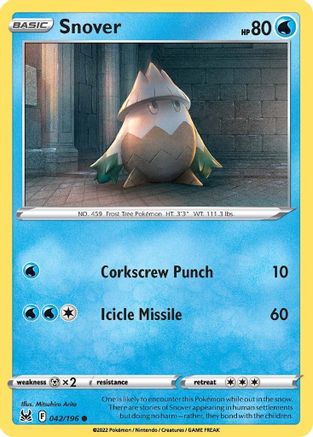 [PKM] Snover (042/196) [Sword & Shield: Lost Origin]