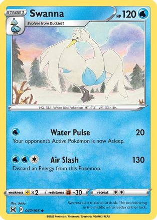 [PKM] Swanna (047/196) [Sword & Shield: Lost Origin]
