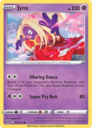 [PKM-C] Jynx (068/196) [Sword & Shield: Lost Origin]