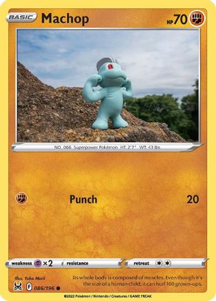 [PKM] Machop (086/196) [Sword & Shield: Lost Origin]