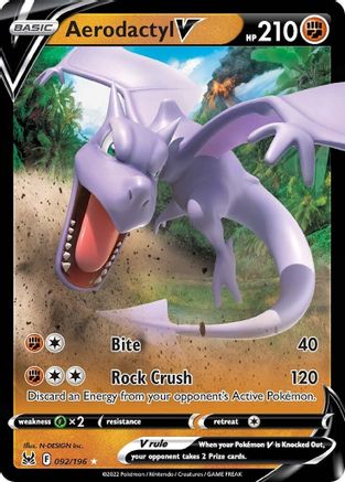 [PKM-R] Aerodactyl V (092/196) [Sword & Shield: Lost Origin]