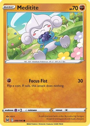 [PKM] Meditite (099/196) [Sword & Shield: Lost Origin]