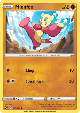 [PKM] Mienfoo (103/196) [Sword & Shield: Lost Origin]