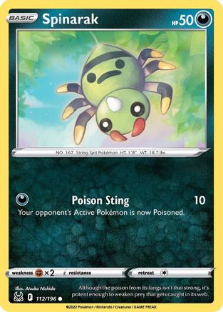 [PKM] Spinarak (112/196) [Sword & Shield: Lost Origin]
